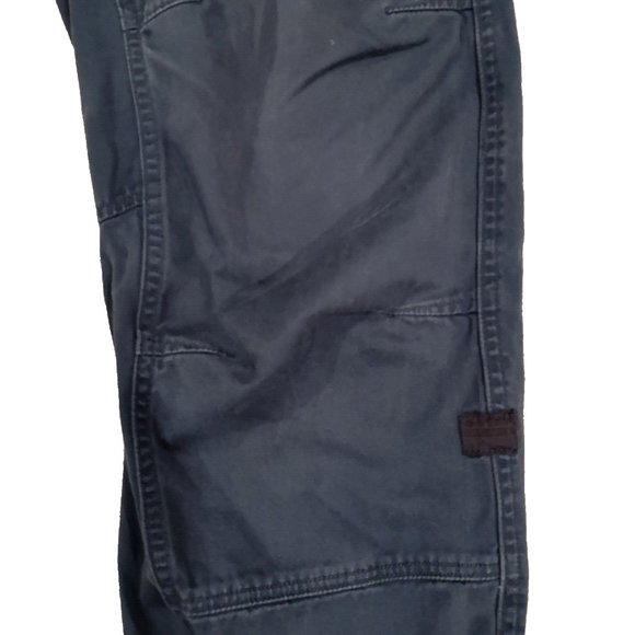 G Star Raw Pants Mens Tapered Leg Navy Drawstring Ankle Articulated Knee 36/34 - Picture 5 of 15